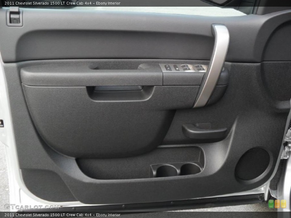 Ebony Interior Photo for the 2011 Chevrolet Silverado 1500 LT Crew Cab 4x4 #38134874