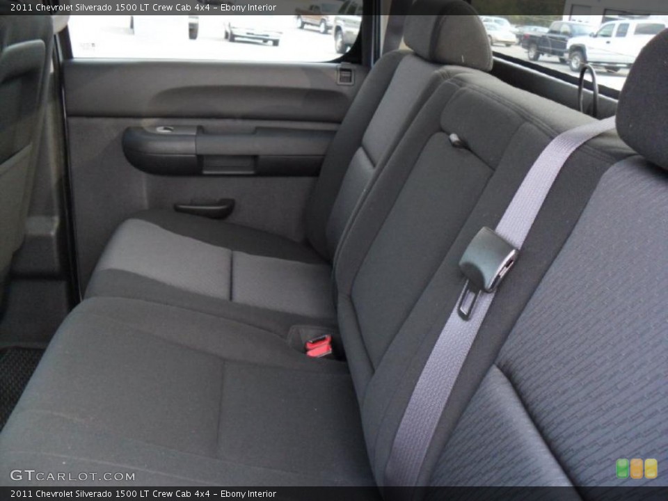 Ebony Interior Photo for the 2011 Chevrolet Silverado 1500 LT Crew Cab 4x4 #38134958