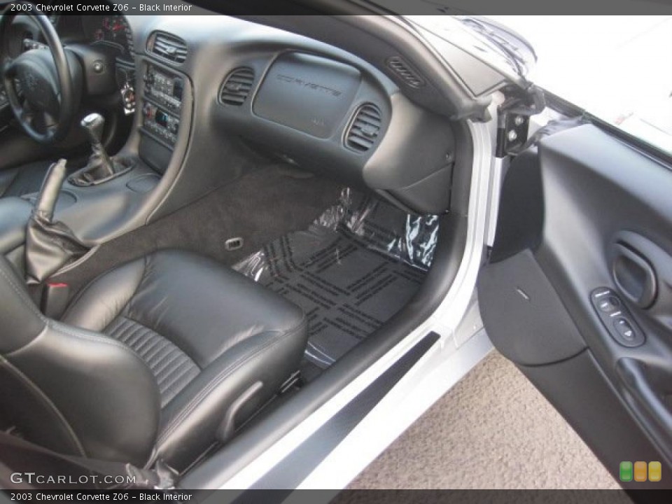 Black Interior Photo for the 2003 Chevrolet Corvette Z06 #38134994