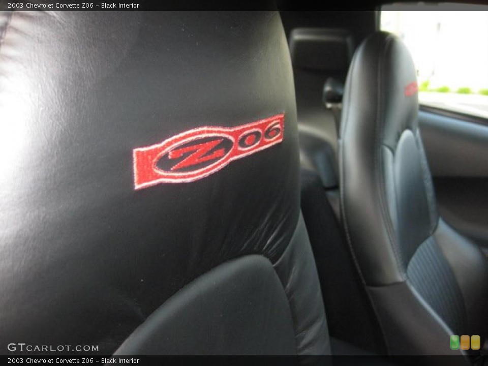 Black Interior Photo for the 2003 Chevrolet Corvette Z06 #38135026