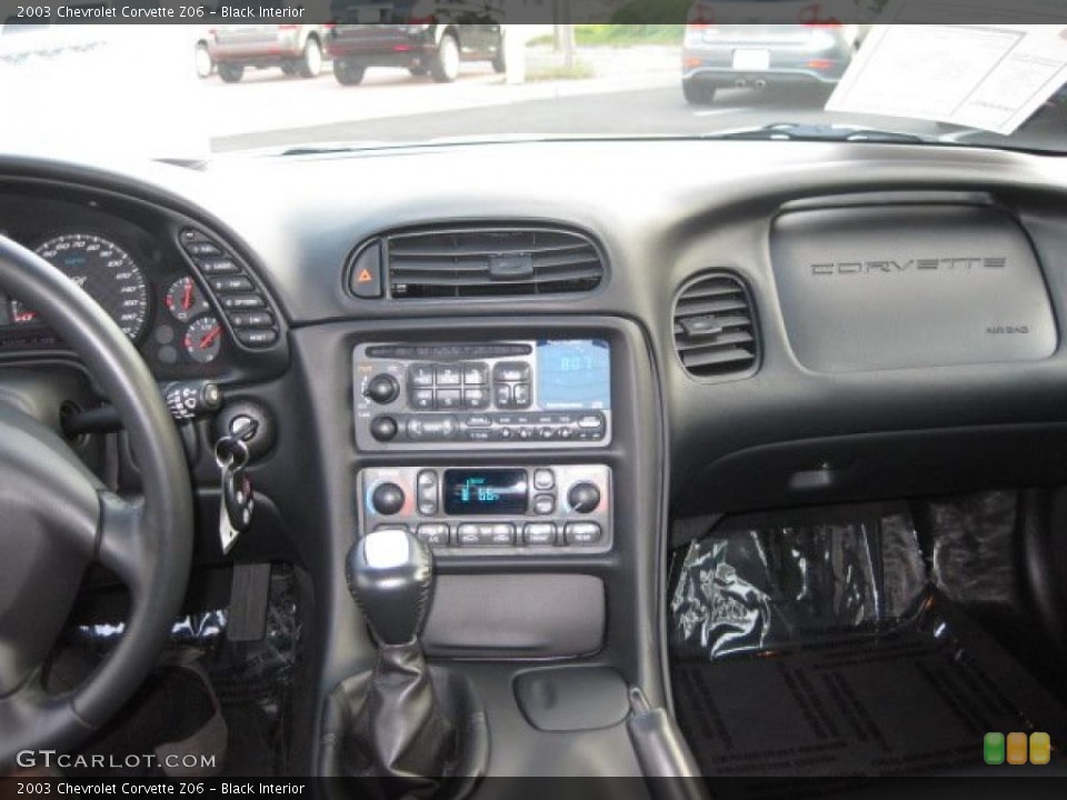 Black Interior Controls for the 2003 Chevrolet Corvette Z06 #38135078