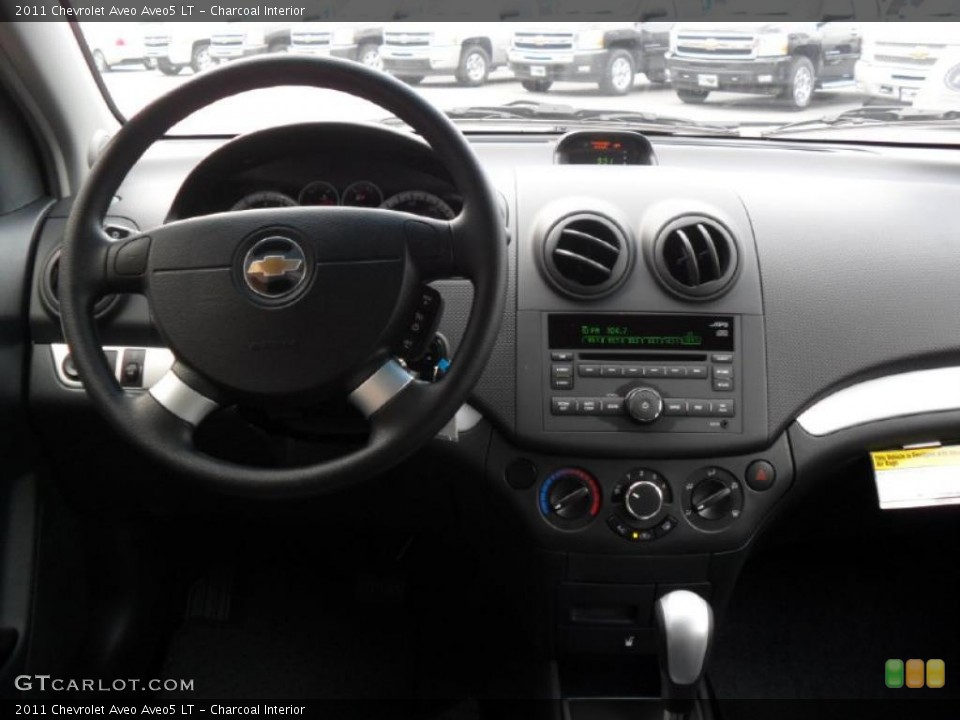 Charcoal Interior Dashboard for the 2011 Chevrolet Aveo Aveo5 LT #38135474