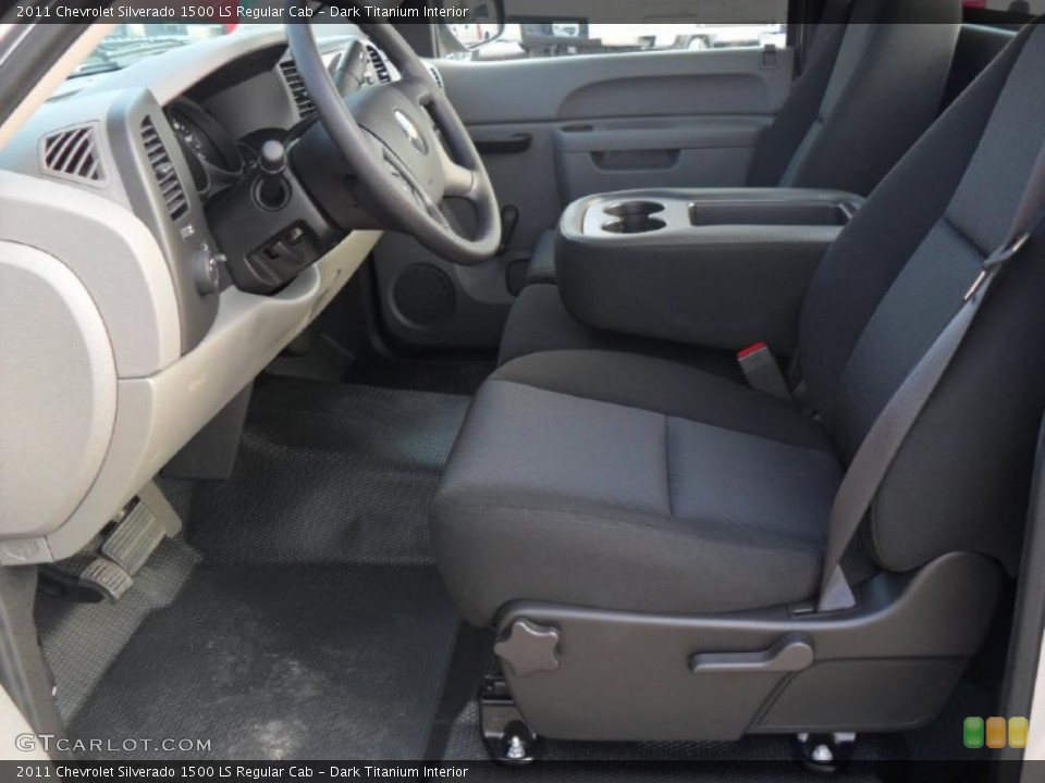 Dark Titanium Interior Photo for the 2011 Chevrolet Silverado 1500 LS Regular Cab #38135746