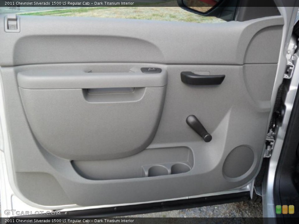 Dark Titanium Interior Photo for the 2011 Chevrolet Silverado 1500 LS Regular Cab #38135778