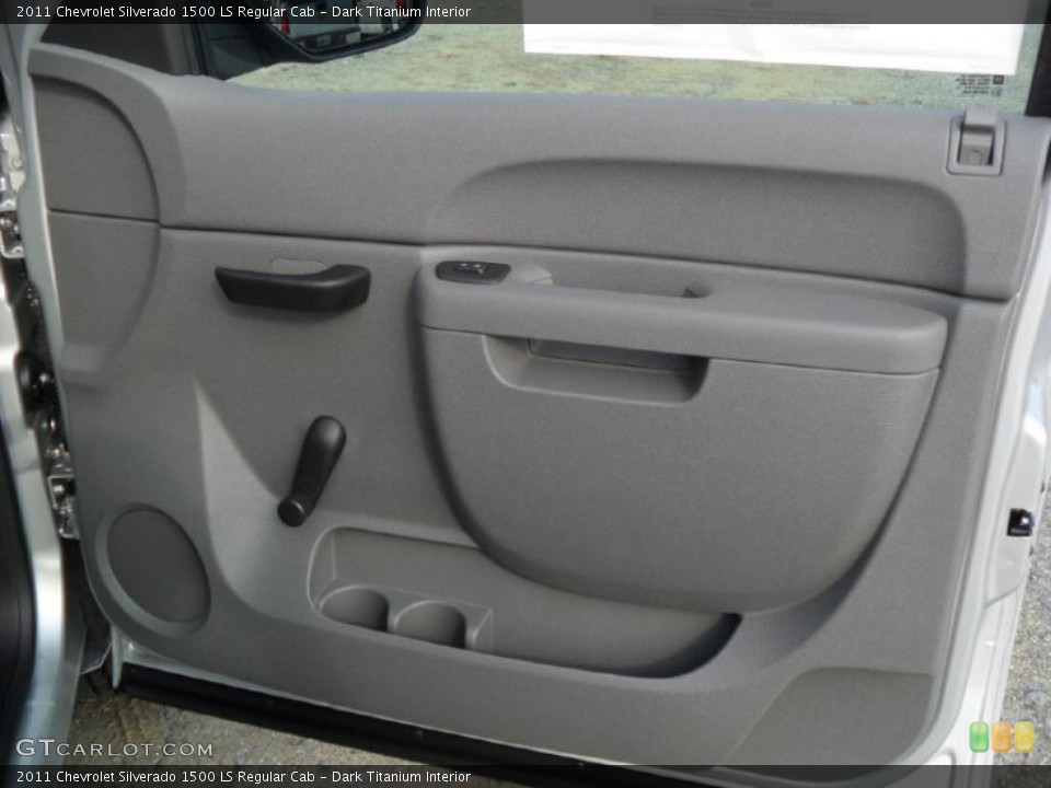 Dark Titanium Interior Photo for the 2011 Chevrolet Silverado 1500 LS Regular Cab #38135906