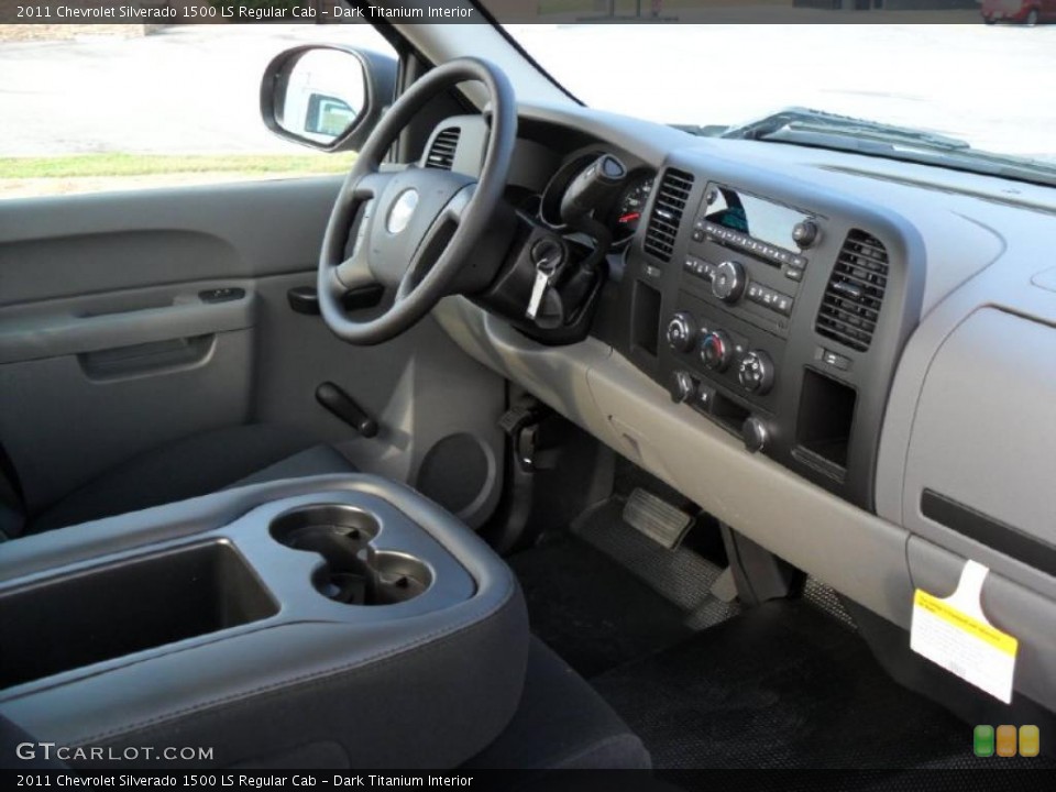Dark Titanium Interior Photo for the 2011 Chevrolet Silverado 1500 LS Regular Cab #38135938