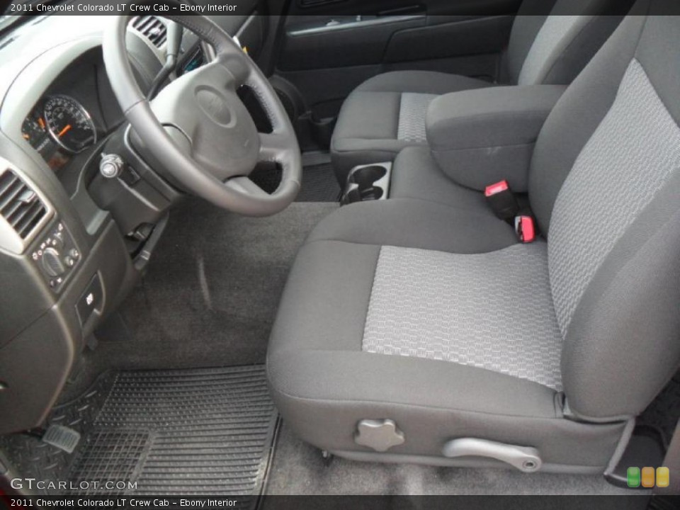 Ebony Interior Photo for the 2011 Chevrolet Colorado LT Crew Cab #38136106