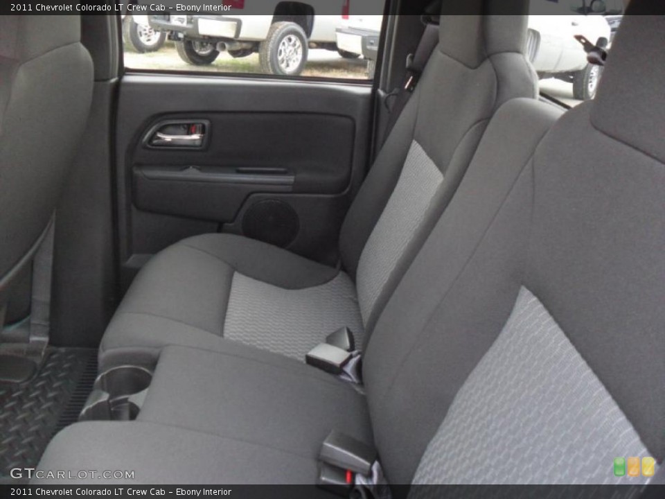 Ebony Interior Photo for the 2011 Chevrolet Colorado LT Crew Cab #38136226