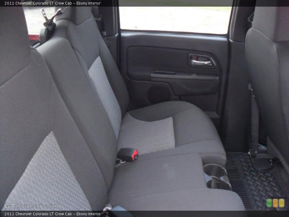 Ebony Interior Photo for the 2011 Chevrolet Colorado LT Crew Cab #38136294