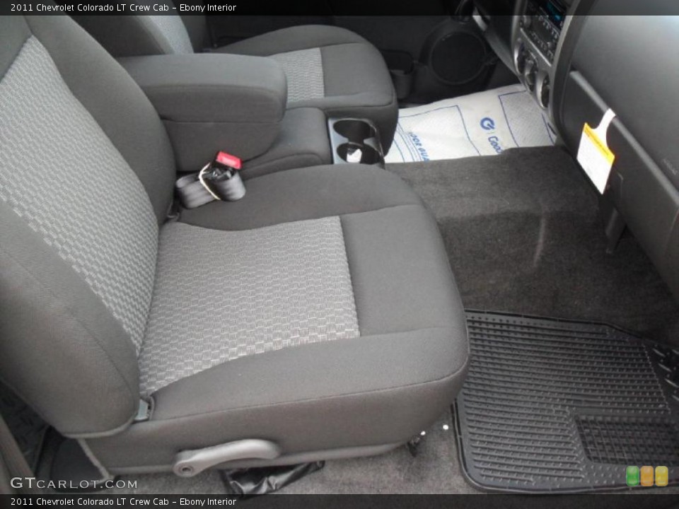 Ebony Interior Photo for the 2011 Chevrolet Colorado LT Crew Cab #38136314