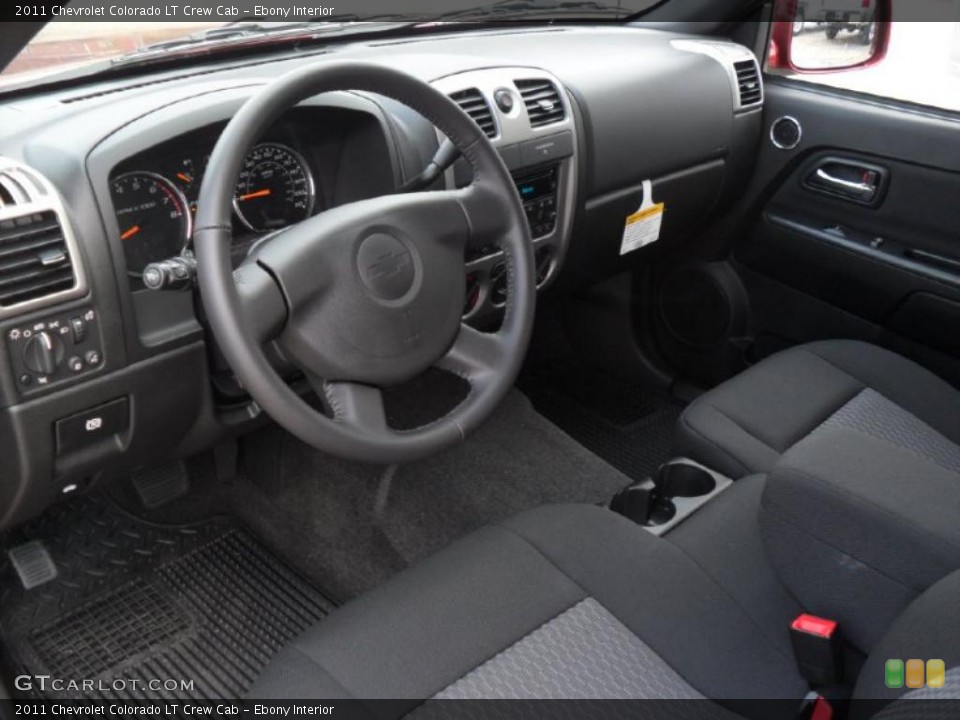 Ebony Interior Dashboard for the 2011 Chevrolet Colorado LT Crew Cab #38136426