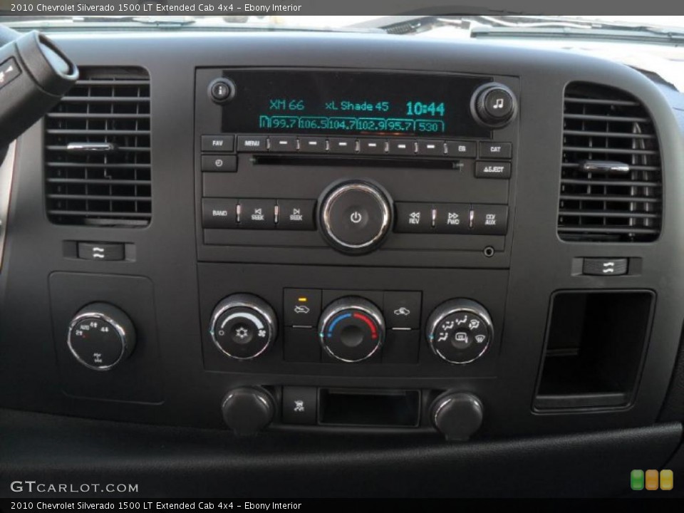 Ebony Interior Controls for the 2010 Chevrolet Silverado 1500 LT Extended Cab 4x4 #38137062
