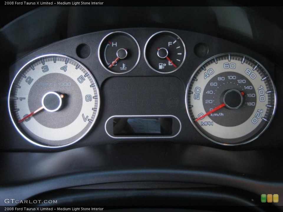 Medium Light Stone Interior Gauges for the 2008 Ford Taurus X Limited #38137214