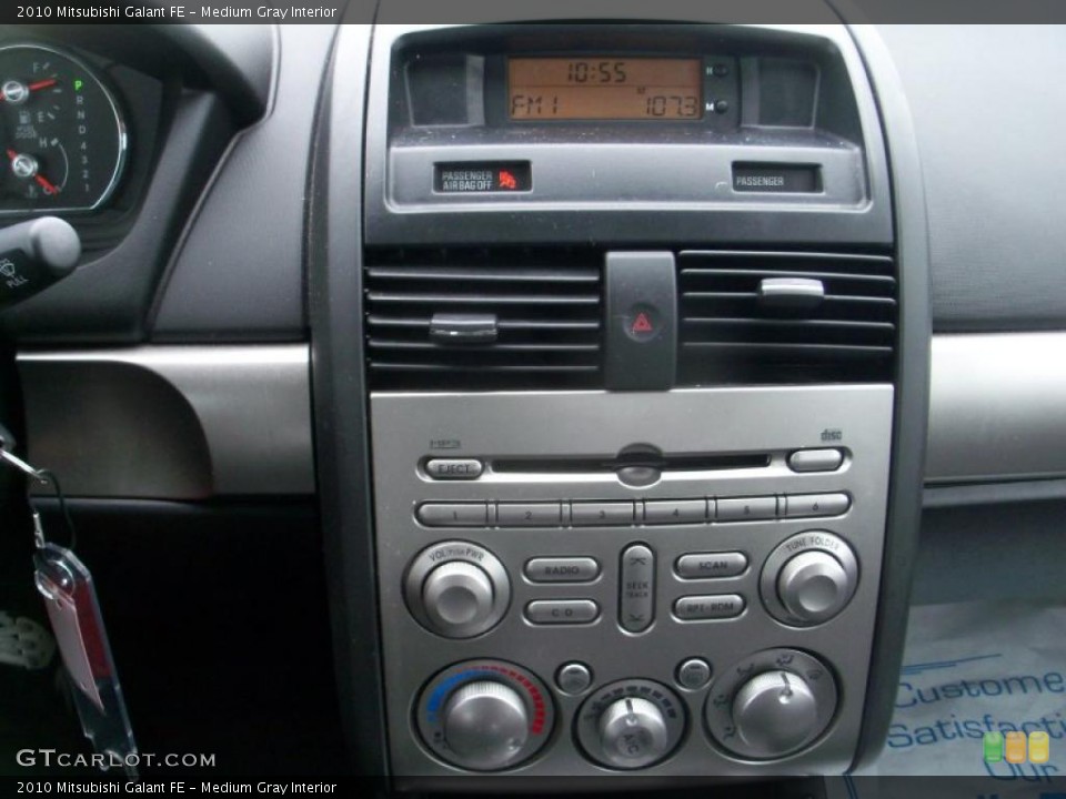Medium Gray Interior Controls for the 2010 Mitsubishi Galant FE #38138074