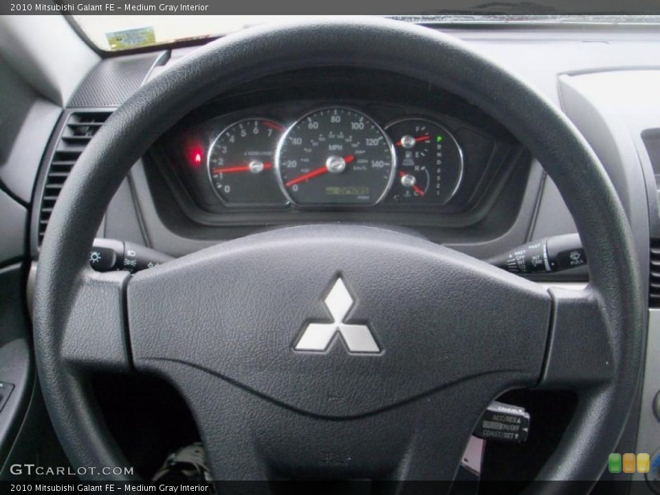 Medium Gray Interior Steering Wheel for the 2010 Mitsubishi Galant FE #38138082