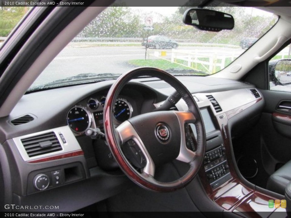 Ebony Interior Dashboard for the 2010 Cadillac Escalade AWD #38138102