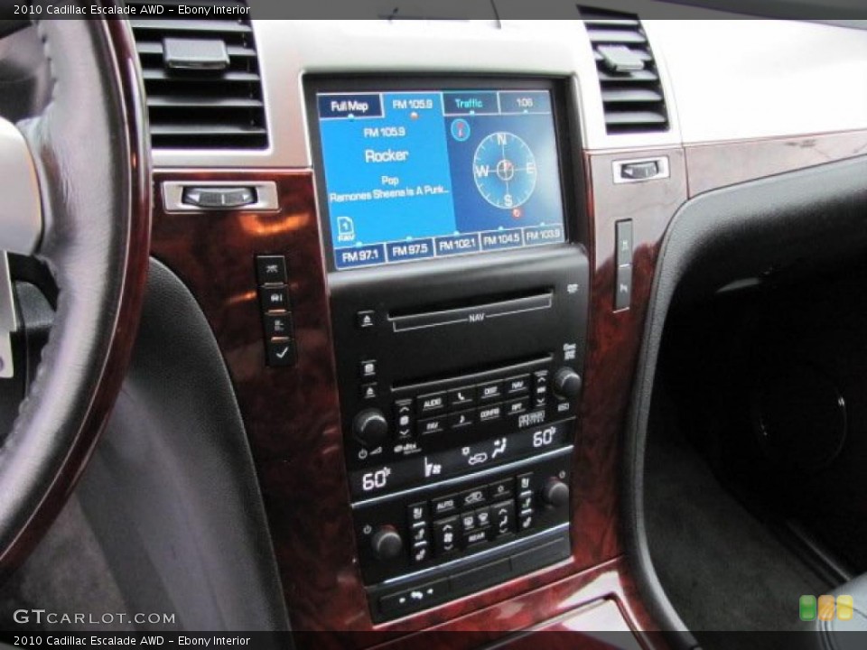 Ebony Interior Controls for the 2010 Cadillac Escalade AWD #38138134
