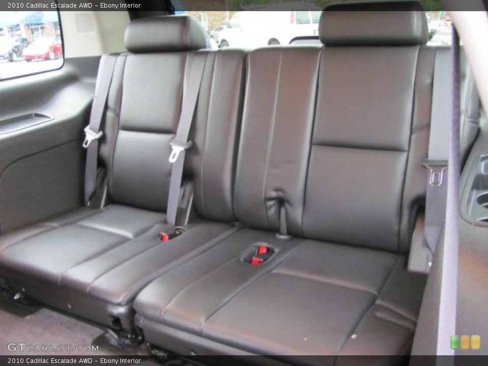 Ebony Interior Photo for the 2010 Cadillac Escalade AWD #38138194