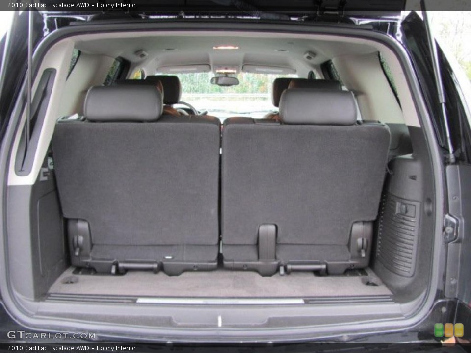 Ebony Interior Trunk for the 2010 Cadillac Escalade AWD #38138210