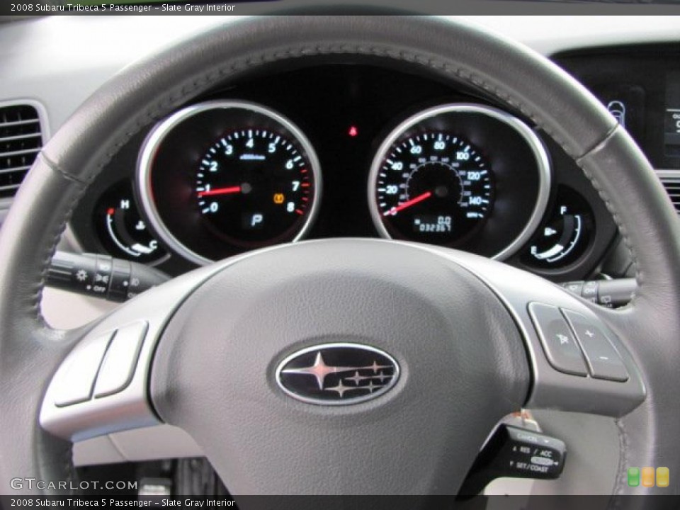 Slate Gray Interior Steering Wheel for the 2008 Subaru Tribeca 5 Passenger #38138890