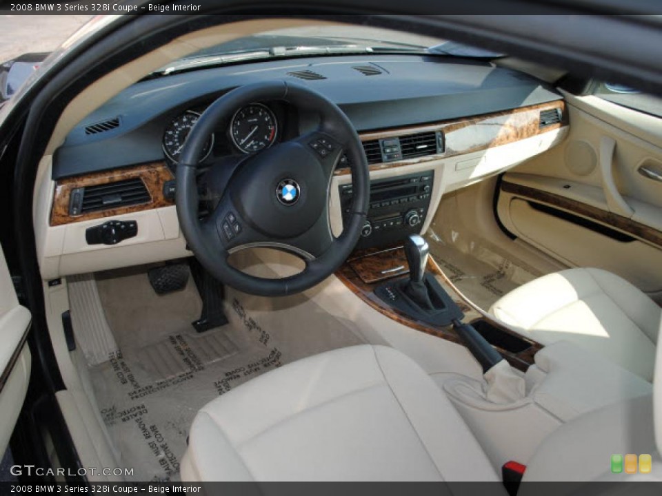 Beige Interior Photo for the 2008 BMW 3 Series 328i Coupe #38139166