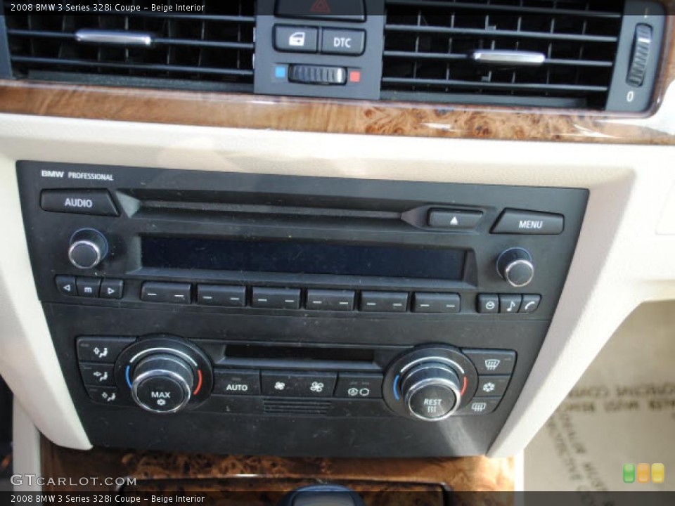 Beige Interior Controls for the 2008 BMW 3 Series 328i Coupe #38139274