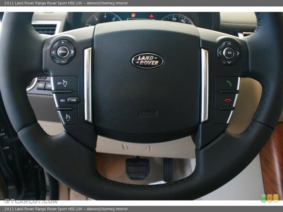 Almond/Nutmeg Interior Steering Wheel for the 2011 Land Rover Range Rover Sport HSE LUX #38139942