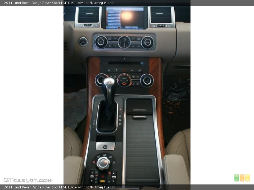 Almond/Nutmeg Interior Controls for the 2011 Land Rover Range Rover Sport HSE LUX #38140014