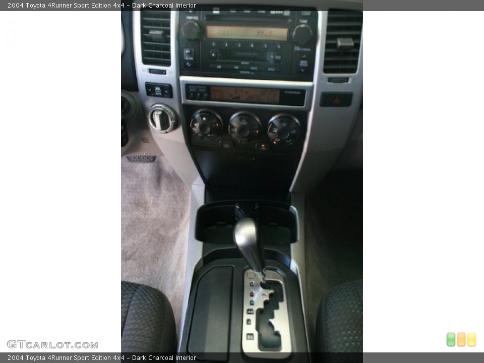 Dark Charcoal Interior Controls for the 2004 Toyota 4Runner Sport Edition 4x4 #38140410