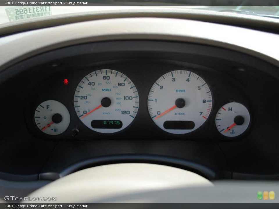 Gray Interior Gauges for the 2001 Dodge Grand Caravan Sport #38141414