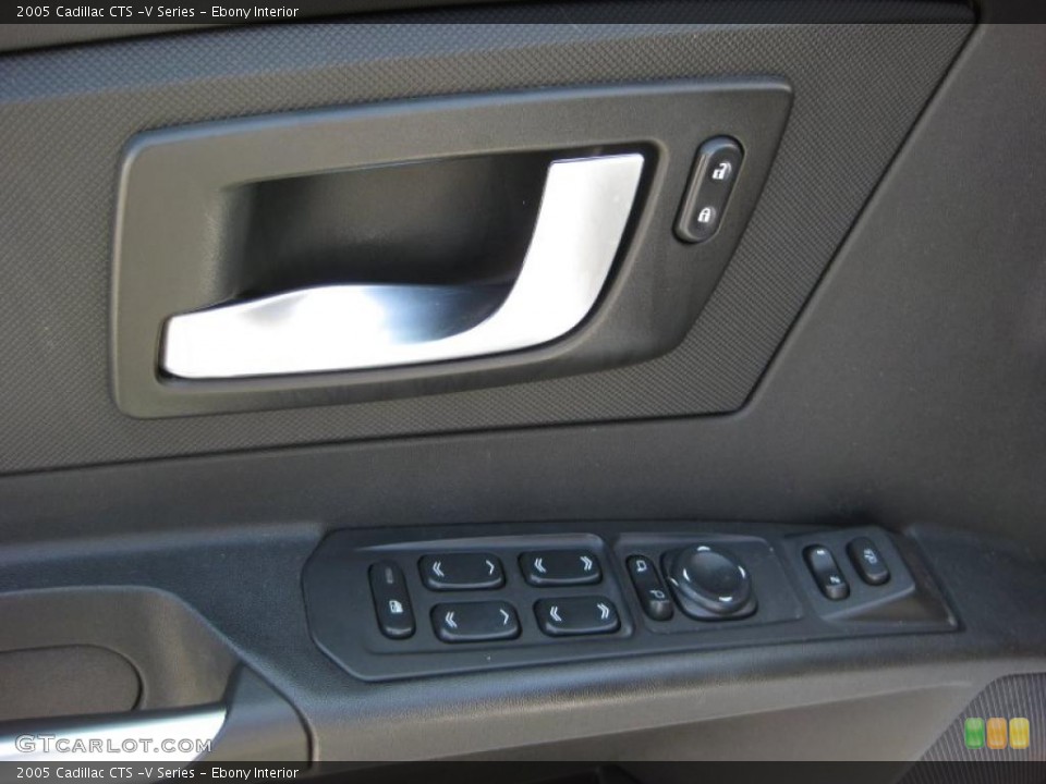 Ebony Interior Controls for the 2005 Cadillac CTS -V Series #38141658