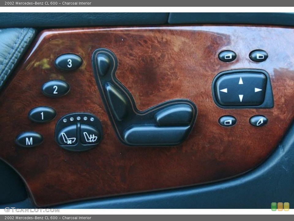 Charcoal Interior Controls for the 2002 Mercedes-Benz CL 600 #38141830