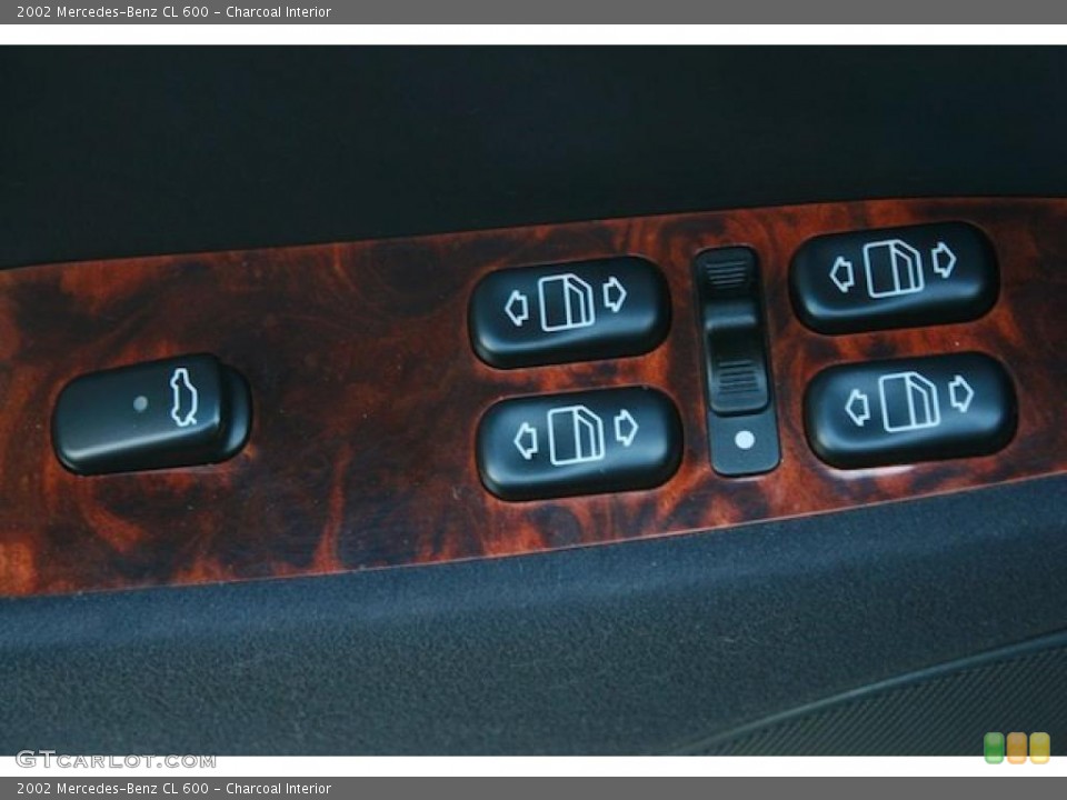 Charcoal Interior Controls for the 2002 Mercedes-Benz CL 600 #38141842