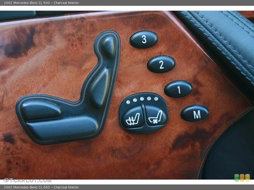 Charcoal Interior Controls for the 2002 Mercedes-Benz CL 600 #38141970