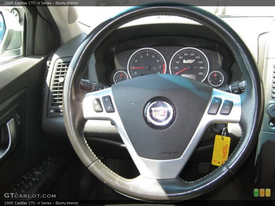 Ebony Interior Steering Wheel for the 2005 Cadillac CTS -V Series #38142286