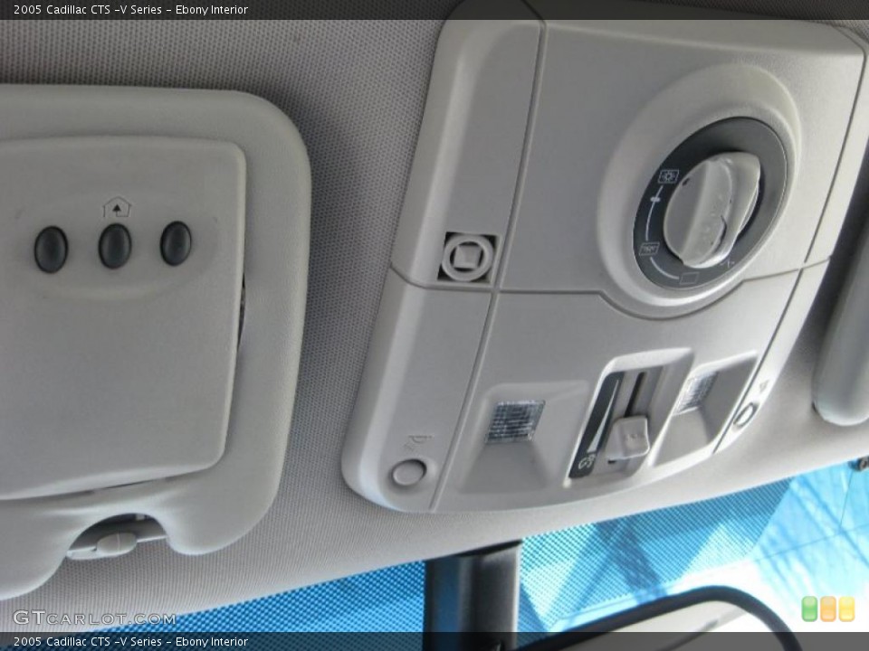 Ebony Interior Controls for the 2005 Cadillac CTS -V Series #38142421