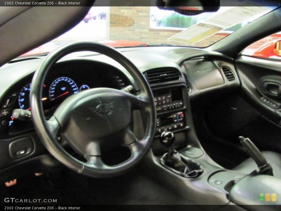 Black Interior Photo for the 2003 Chevrolet Corvette Z06 #38143886