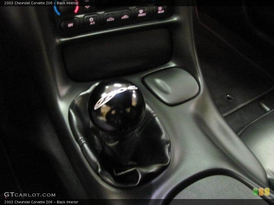 Black Interior Transmission for the 2003 Chevrolet Corvette Z06 #38143953