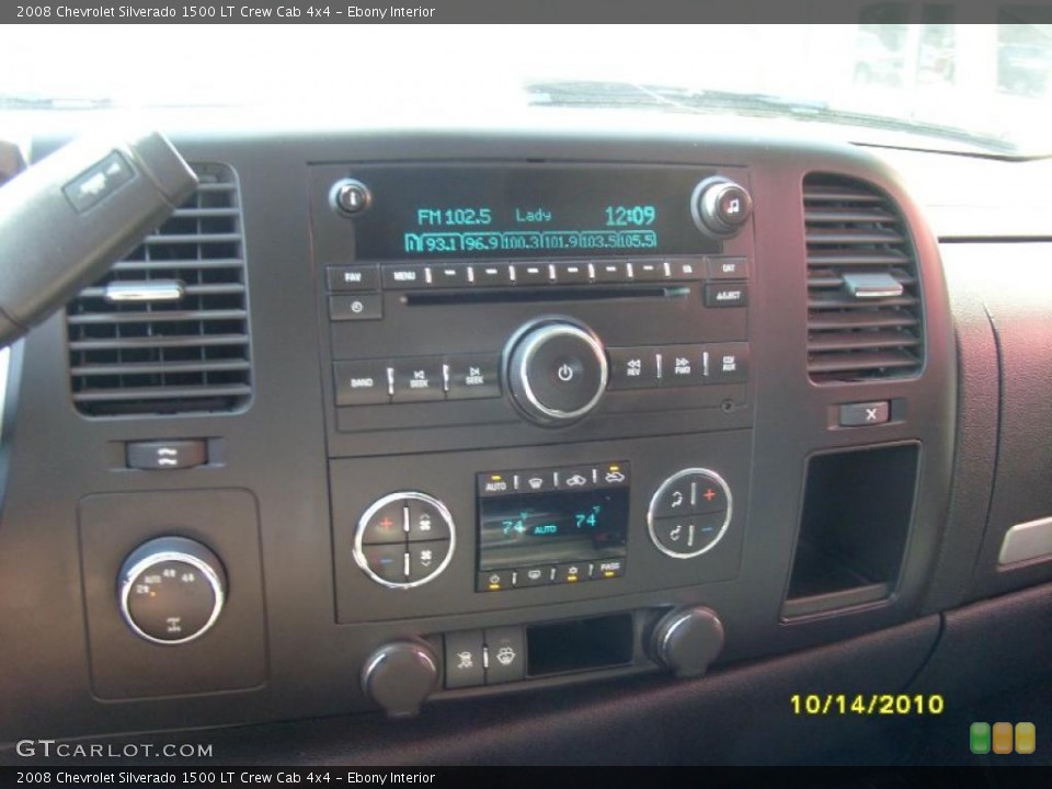Ebony Interior Gauges for the 2008 Chevrolet Silverado 1500 LT Crew Cab 4x4 #38144022