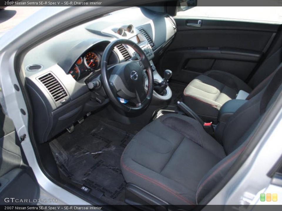 SE-R Charcoal Interior Photo for the 2007 Nissan Sentra SE-R Spec V #38144662