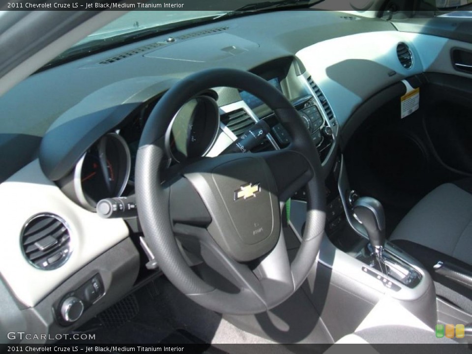 Jet Black/Medium Titanium Interior Photo for the 2011 Chevrolet Cruze LS #38144995