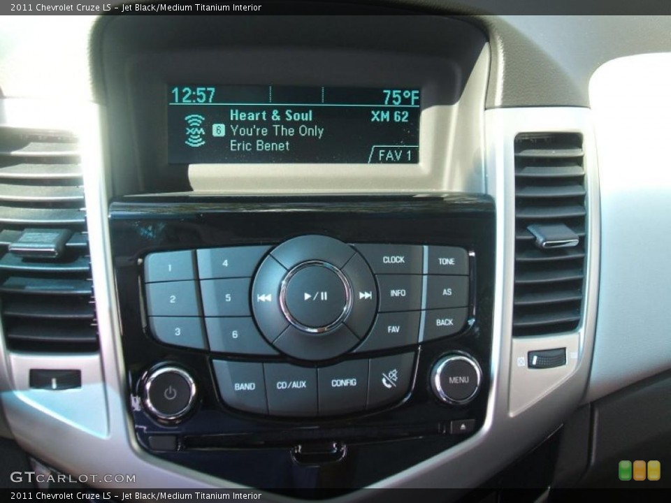 Jet Black/Medium Titanium Interior Controls for the 2011 Chevrolet Cruze LS #38145011