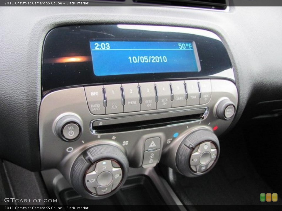 Black Interior Controls for the 2011 Chevrolet Camaro SS Coupe #38145443