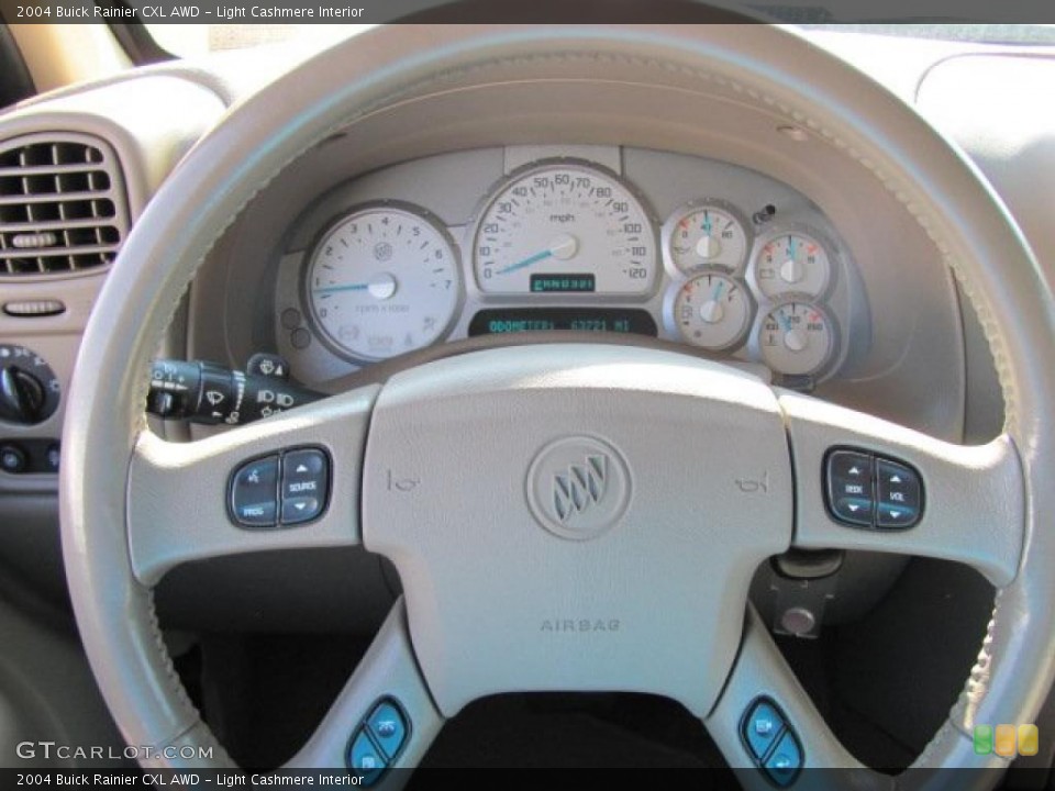 Light Cashmere Interior Steering Wheel for the 2004 Buick Rainier CXL AWD #38146651
