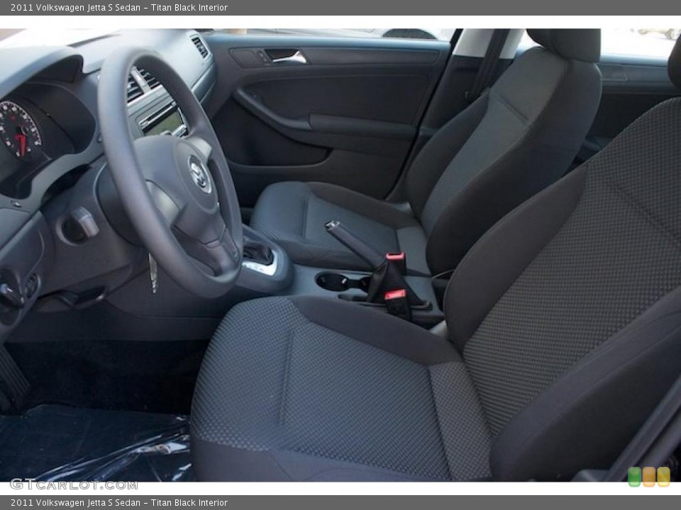 Titan Black Interior Photo for the 2011 Volkswagen Jetta S Sedan #38146855