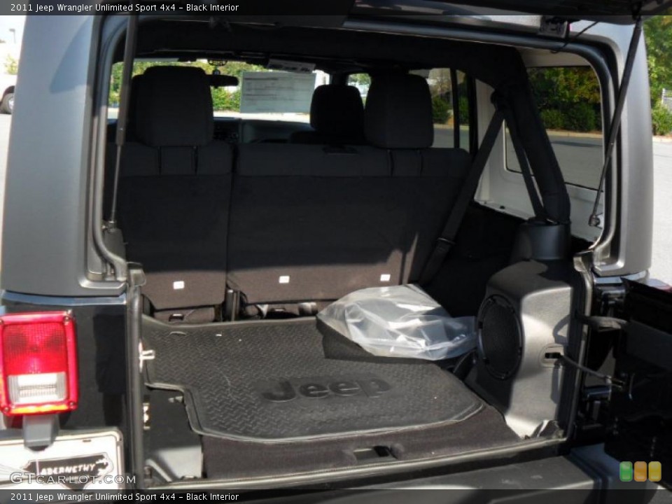 Black Interior Trunk for the 2011 Jeep Wrangler Unlimited Sport 4x4 #38146863