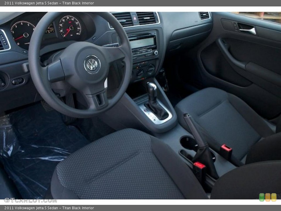 Titan Black Interior Photo for the 2011 Volkswagen Jetta S Sedan #38146867