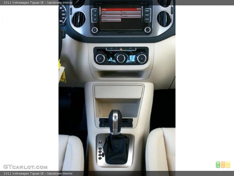 Sandstone Interior Controls for the 2011 Volkswagen Tiguan SE #38148399
