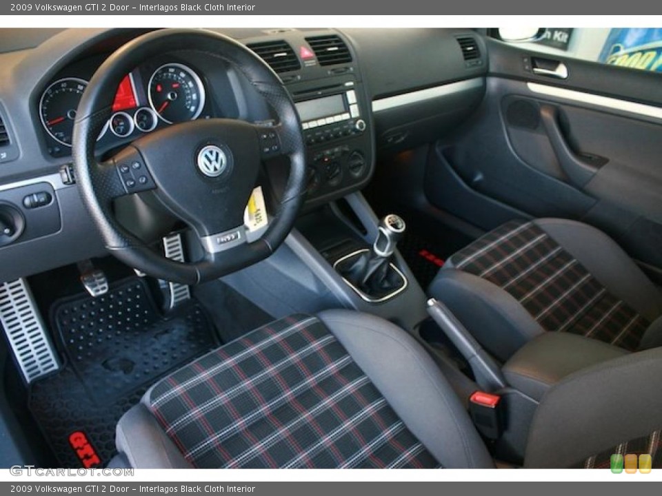 Interlagos Black Cloth Interior Photo for the 2009 Volkswagen GTI 2 Door #38148659