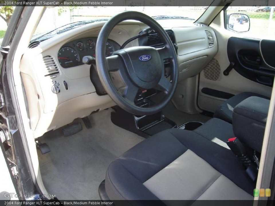 Black/Medium Pebble Interior Dashboard for the 2004 Ford Ranger XLT SuperCab #38150140